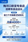 vivo专卖店储备店长招聘
